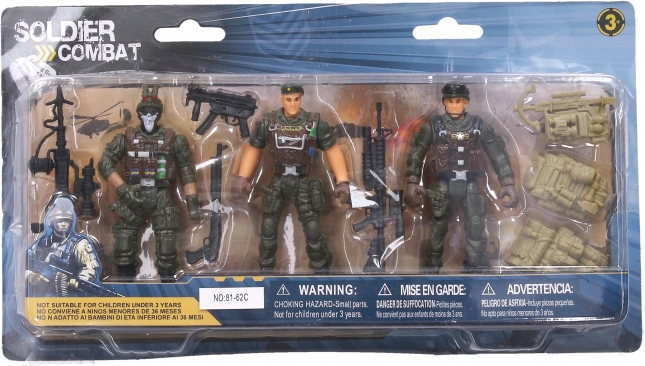 Katonák figura készlet 11 cm