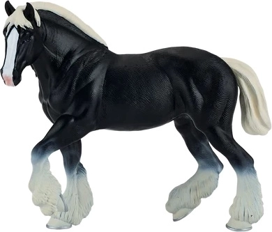 MOJO Clydesdale ló – fekete modell