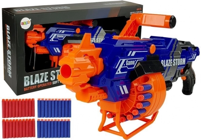 Nagy habszivacs blaster forgódobos tárval és 40 lövedékkel