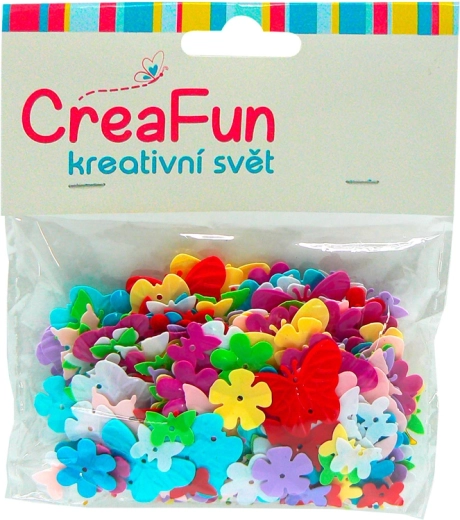 Konfetti pillangó és virág 14 g