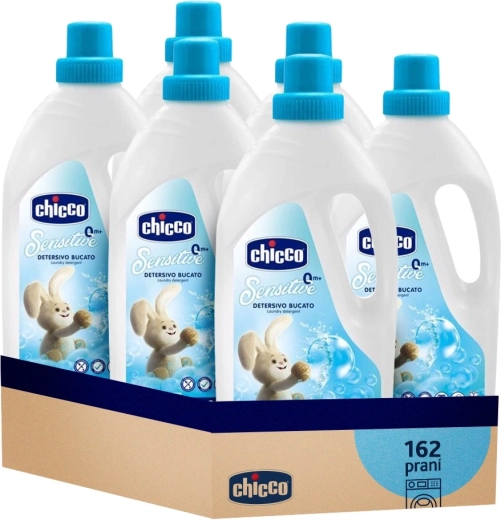Chicco érzékeny bőrre való gyermek mosógél 1,5 l – előnyös csomag 6×