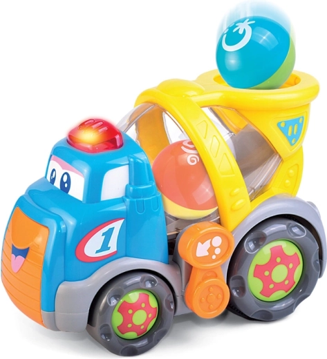 HAP-P-KID vidám betonkeverő labdákkal