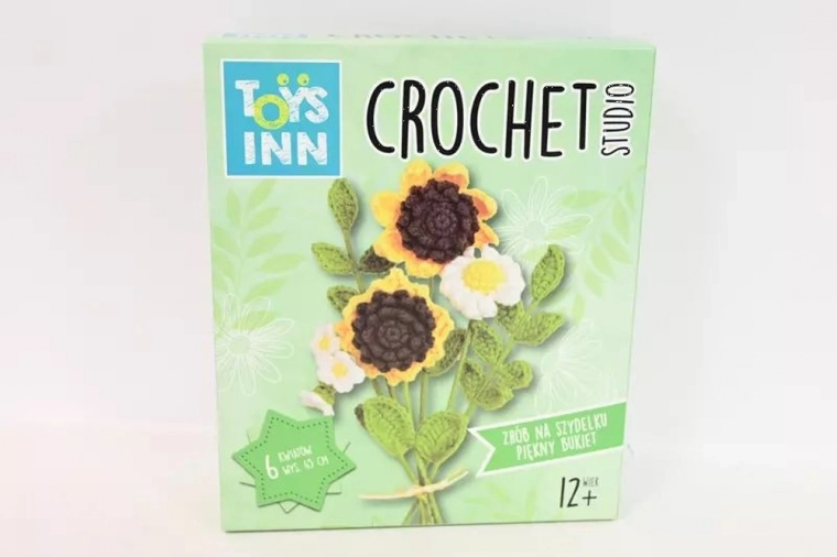 Horgolókészlet Crochet Studio – napraforgó