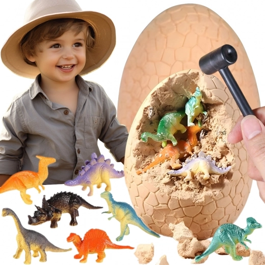 Woopie dinoszaurusz ásó tojás – régészeti készlet 12 dinoszaurusszal