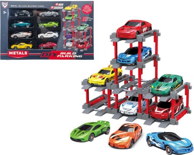 Többszintes parkoló autókkal