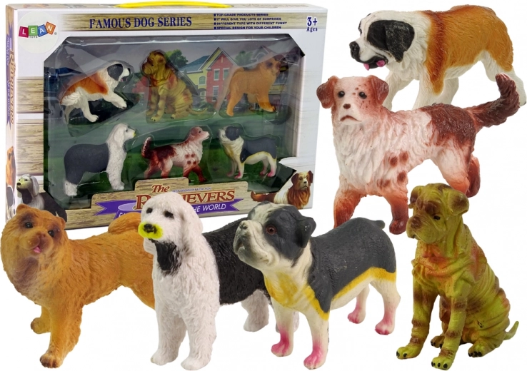 Kutya Fajták Figura Készlet 6 db