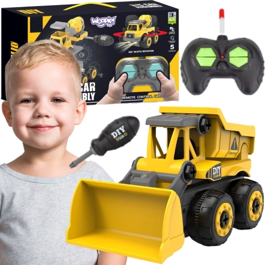 Woopie távirányítós DIY építőipari buldózer