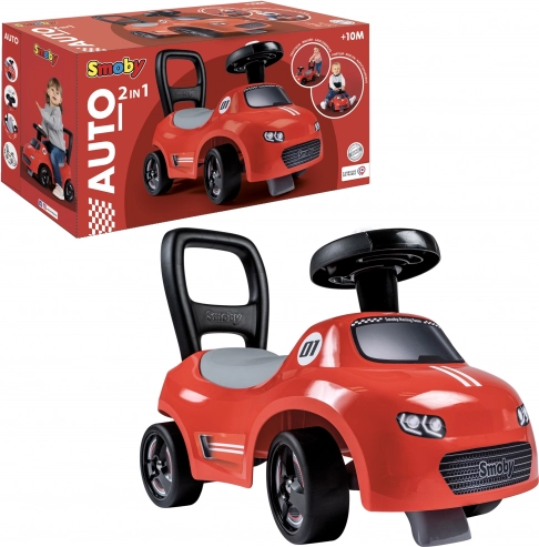 SMOBY piros lábbal hajtós járgány dudával
