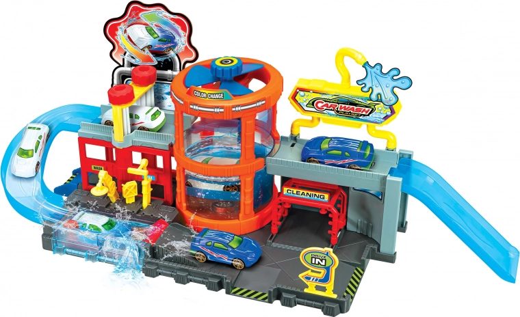 Autómosó színváltós autóval – gyerekjáték