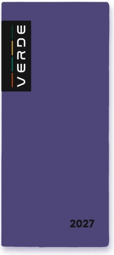 Havi határidőnapló PVC borítóban Violet 2027