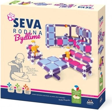 Seva Rodina – Lakhatás, építőkészlet gyerekeknek (564 darab)