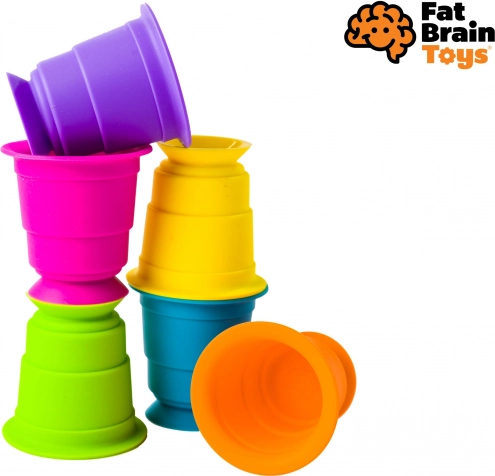 Fat Brain tapadókorongos poharak Suction Kupz