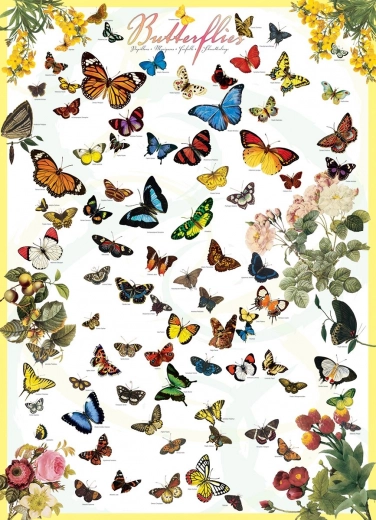 Puzzle Pillangók 1000 darabos