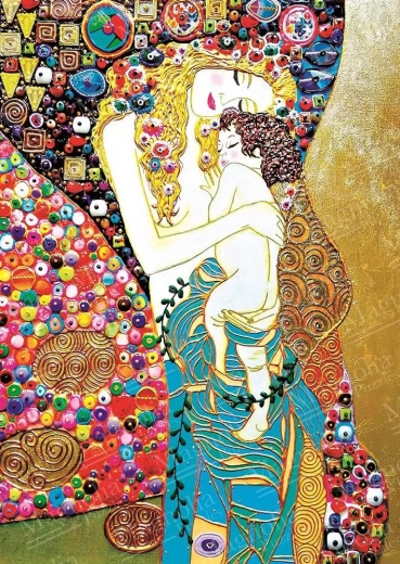 Magnólia puzzle: anya és gyermek, 1000 darab