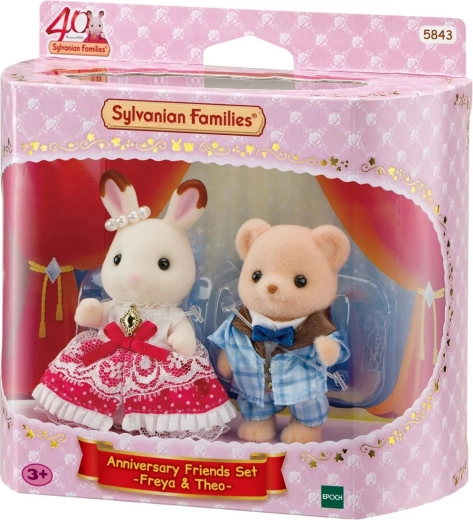 Sylvanian Families 40. évfordulós születésnapi ünnepség Freya és Theo részvételével – 2 db