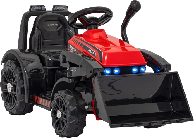 G320 gyerek traktor rakodóval – Piros