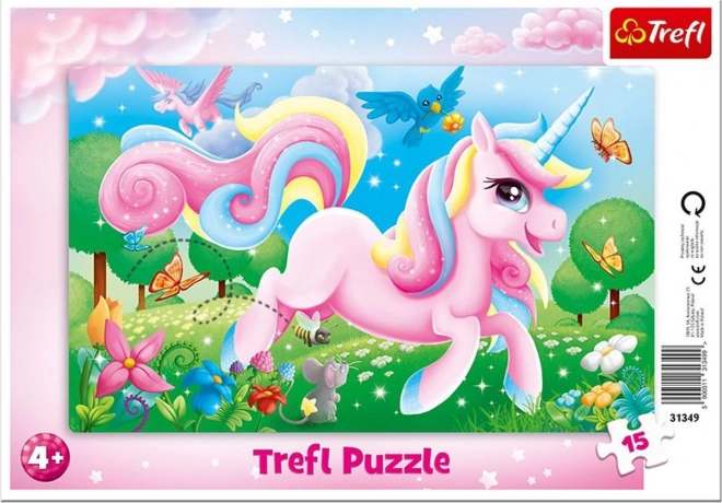 Puzzle Mágikus egyszarvú világ 15 darab