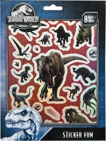 Jurassic World matrica készlet