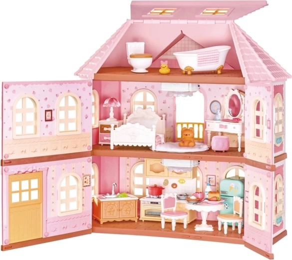 RoboTime 3D építőkészlet viktoriánus villa Fairy Rose Cottage
