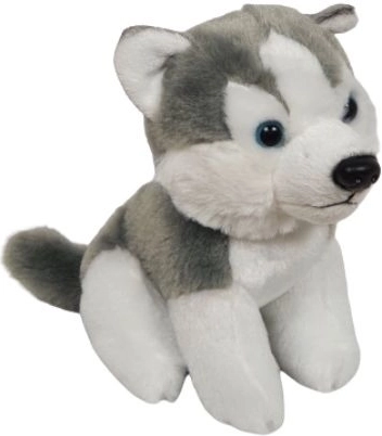 Ziki plüss husky kutya 14 cm