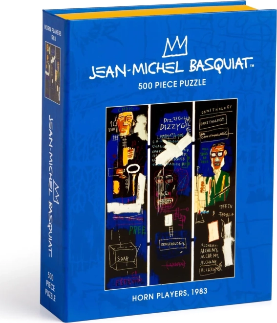 Basquiat puzzle: kürtös játékosok, 500 darab