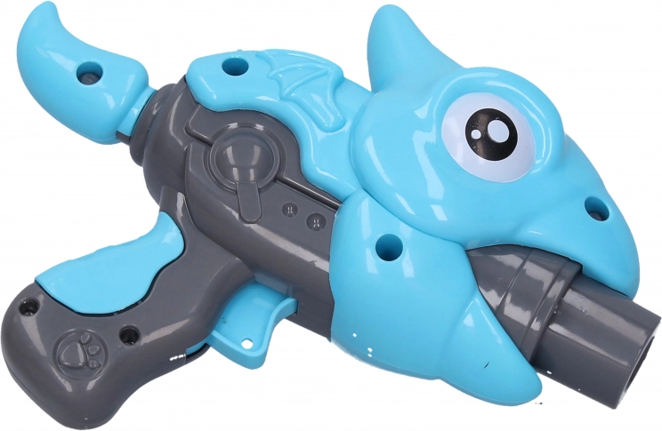 Csavarozható dinoszaurusz mintás pisztoly hablövedékekkel, 21 cm
