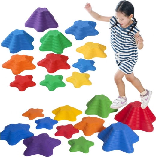 Érzékszervi Ösvény Színes Kavicsok 3 méretben