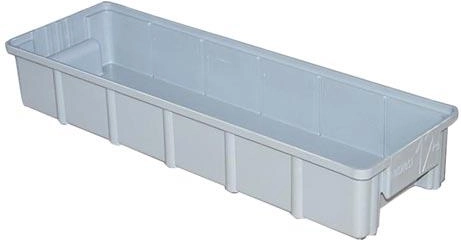 Műanyag polcfiók 20 × 60 × 9,5 cm, teherbírás 12 kg
