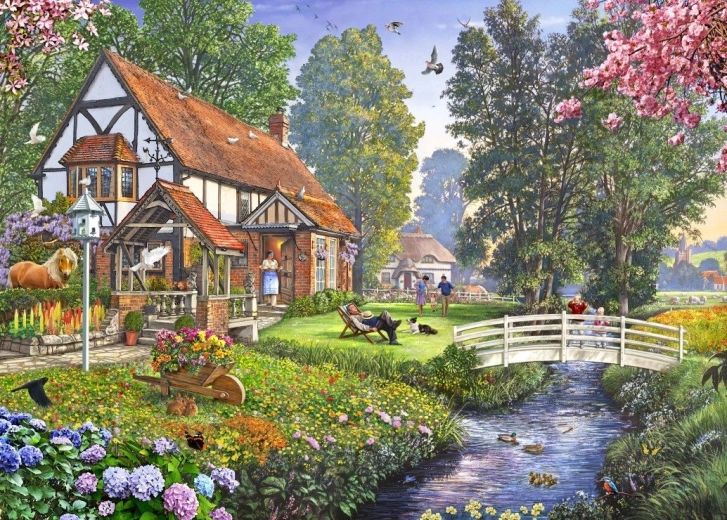 Puzzle Nyugodt vasárnap 500 darab BLUEBIRD