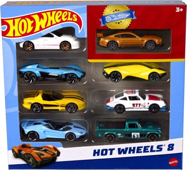 8 darabos HOT WHEELS kisautó készlet