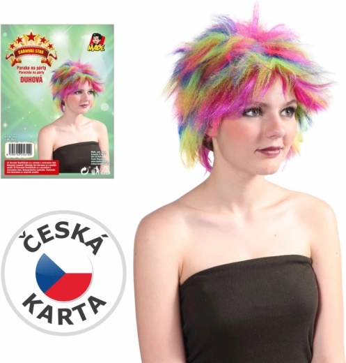Gyerek színes paróka, multicolor