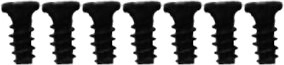 Csavarok a Sparkle modellhez, 2,6 × 6 mm, 10 db