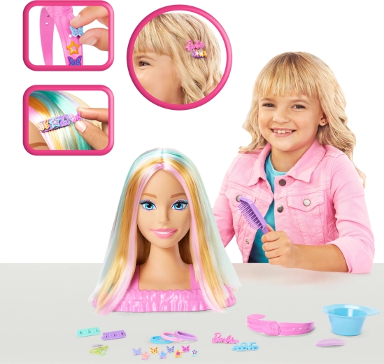 Kreatív frizurák Barbie-val
