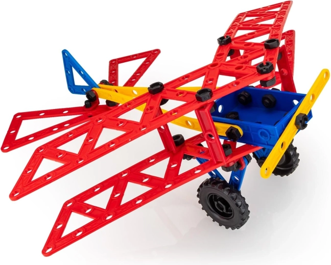 Kreatív modellek: kétfedelű repülő, járművek és hajók