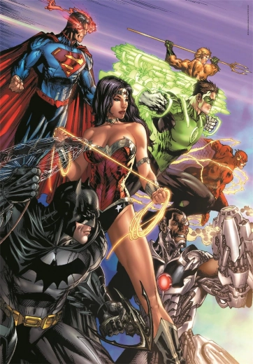 1000 darabos kirakó Compact DC Comics Igazság Ligája