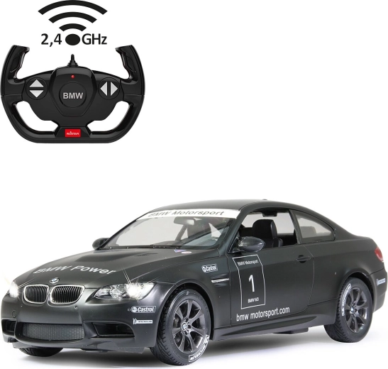 RC autó BMW M3 Sport fekete 1:14