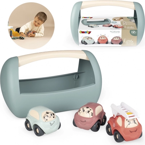 Little Smoby mini autókészlet hordozható dobozban
