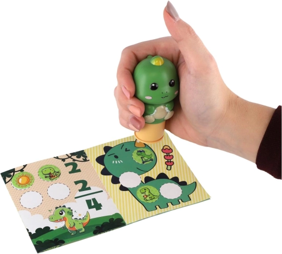 Ergonomikus nyomda dinoszaurusz motívummal