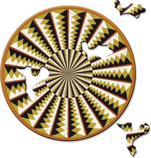 Kerek puzzle CURIOSI Picoli Körhinta 33 darab