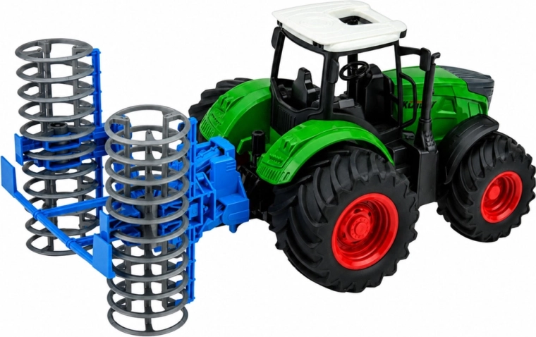 Részletgazdag traktor 1:24 méretarányban