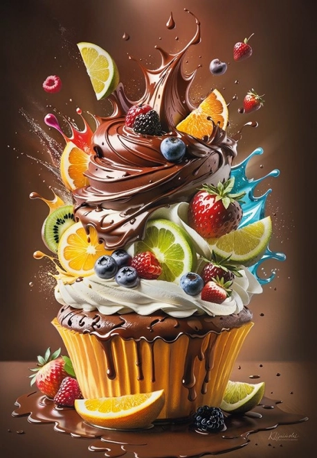 Puzzle CHERRY PAZZI Őrült Torta 500 Darab