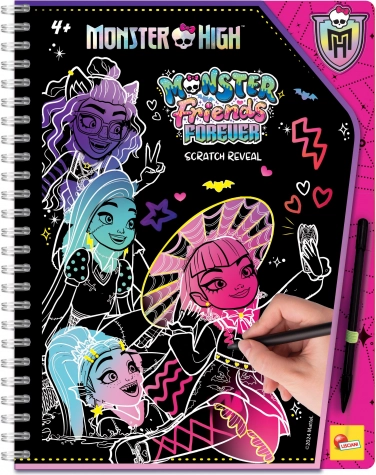 Kapargatós vázlatfüzet Monster High – Forever Friends