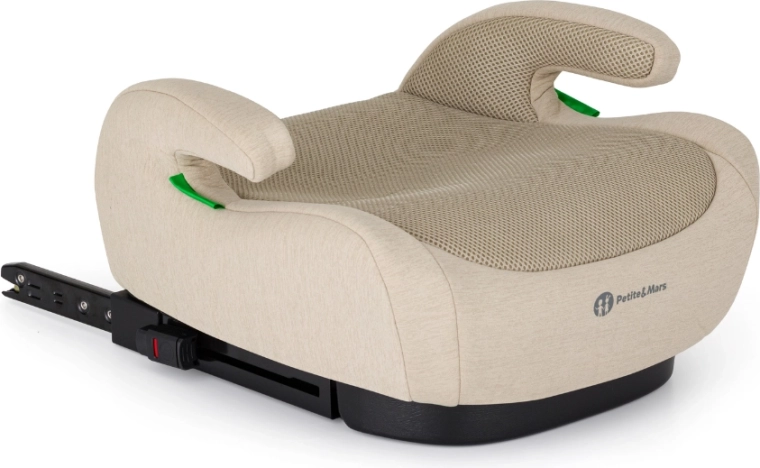 Petite&Mars Optimus Pro i-Size Air Sage Beige ülésmagasító 125–150 cm