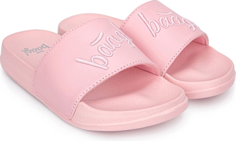Baagl papucs logo pink (méret 40)