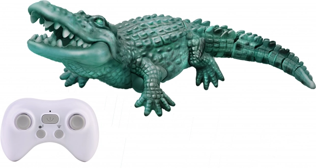 RC krokodil a vízben 35cm