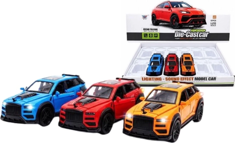HX266 terepjáró autó 3 kerékkel, fény- és hangeffektekkel 19 cm