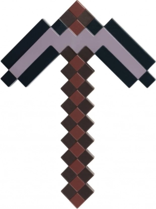Minecraft netherite műanyag csákány 42 cm