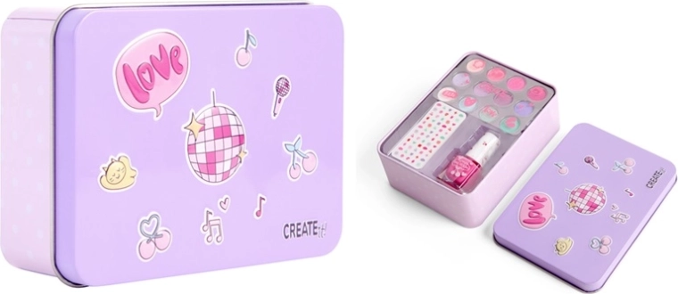 Create it! kozmetikai kazetta szemhéjfestékekkel és körömlakkal