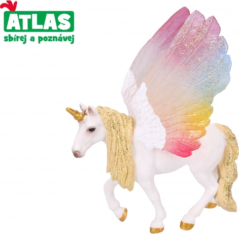 Pegazus egyszarvú figura 15 cm