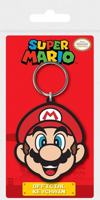 Super Mario gumis kulcstartó